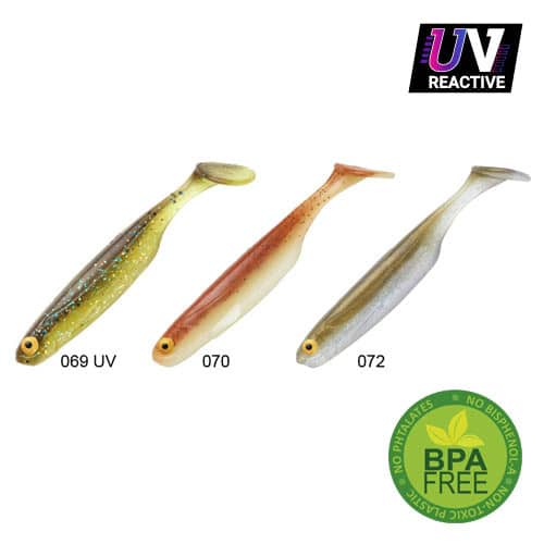 LEURRE SAKURA SHADURA 80 - SPINNING 80MM - Clear Water Pack 1 (069 UV - 070 - 072) - Blister 6 pièces, Sakura, Pêcheur Maroc