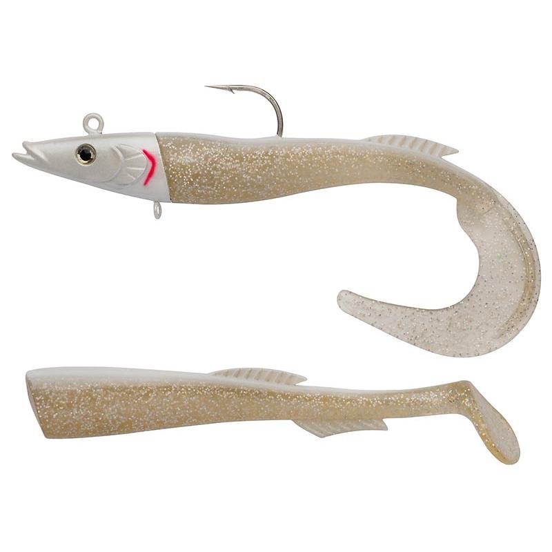 LEURRE BERKLEY POWERBAIT SANDEELS 15cm (40gr) COLORIS Gold Motoroil, Metallic Blue, Metallic Pink, Real Mackerel, Snow White, Berkley, Pêcheur Maroc