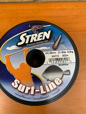 FIL STREN SURF LINE : 30%(kg), 35%(9.8kg), 45%(kg), Stren, Pêcheur Maroc