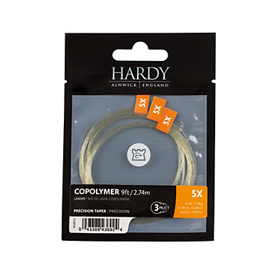 BAS LIGNE DEGRESSIF par 3 Copoly Precision 9' 5X(4lb) et 3X(8lb), Hardy, Pêcheur Maroc