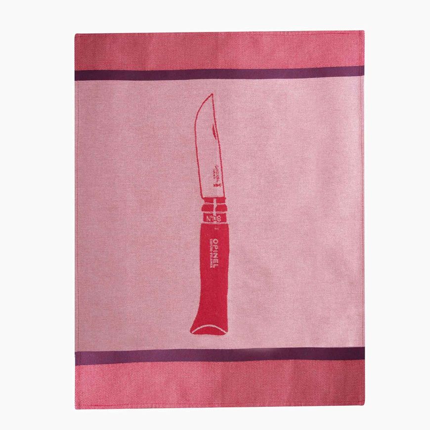 TORCHON ROUGE "LE COUTEAU" - Pêcheur Maroc