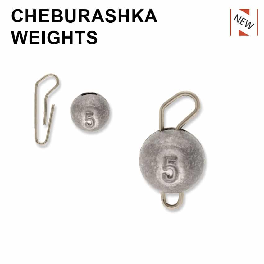 PLOMB CHEBURASHKA SINKER 5G/7G/10G + SNAP / Pack 5 pcs, Sakura, Pêcheur Maroc