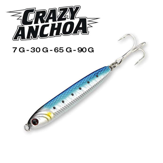 LEURRE SAKURA CRAZY ANCHOA JIG 90MM - 65G X 1 / 100MM - 90G, Sakura, Pêcheur Maroc