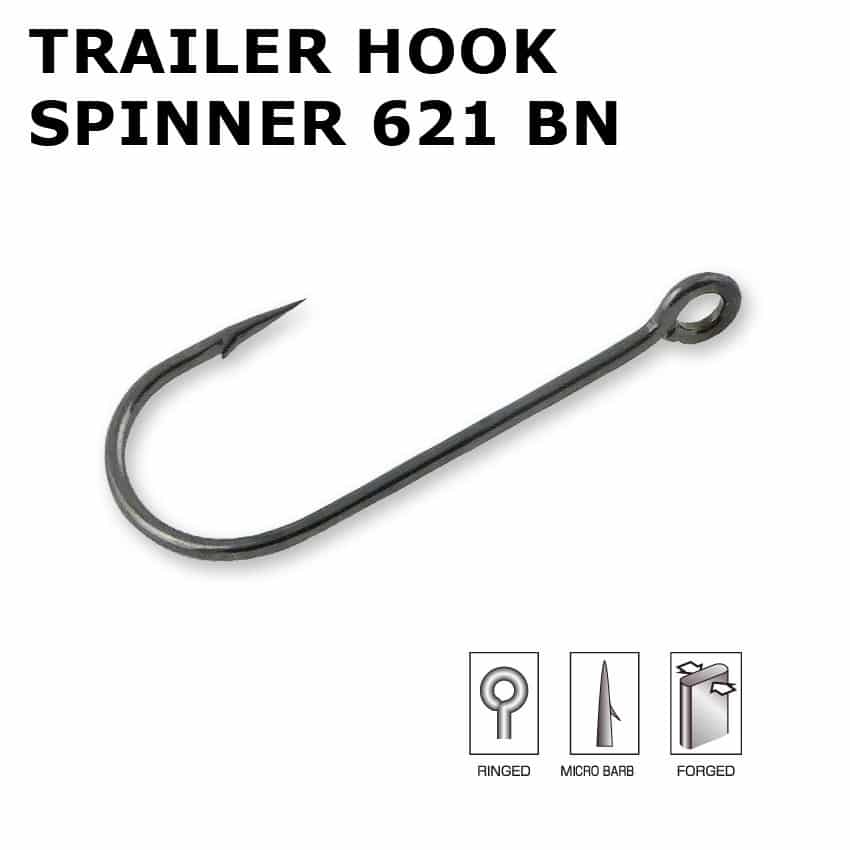 HAMECON SAKURA TRAILER SPINNERBAIT 621 BN #1/0*5/ #2/0*5, Sakura, Pêcheur Maroc