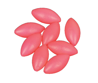 PERLES FLOTTANTES OVALES TAILLE 5*10, 7*15 COLORIS BLANC, FLUO JAUNE, FLUO ROSE,FLUO ROUGE, PHOSPHO VERT, PHOSPHO ROSE - Pêcheur Maroc
