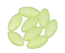 PERLES FLOTTANTES OVALES TAILLE 5*10, 7*15 COLORIS BLANC, FLUO JAUNE, FLUO ROSE,FLUO ROUGE, PHOSPHO VERT, PHOSPHO ROSE - Pêcheur Maroc