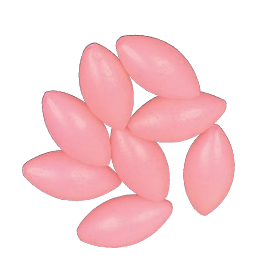 PERLES FLOTTANTES OVALES TAILLE 5*10, 7*15 COLORIS BLANC, FLUO JAUNE, FLUO ROSE,FLUO ROUGE, PHOSPHO VERT, PHOSPHO ROSE - Pêcheur Maroc