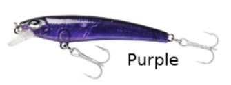 LEURRE ABU ROCKET MINI-MINNOW 4.5g - SPINNING 70mm - Coloris PURPLE - Pêcheur Maroc