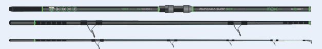 CANNE SUNSET MUNDAKA SURF POWER 4.20m 100-250g - Pêcheur Maroc