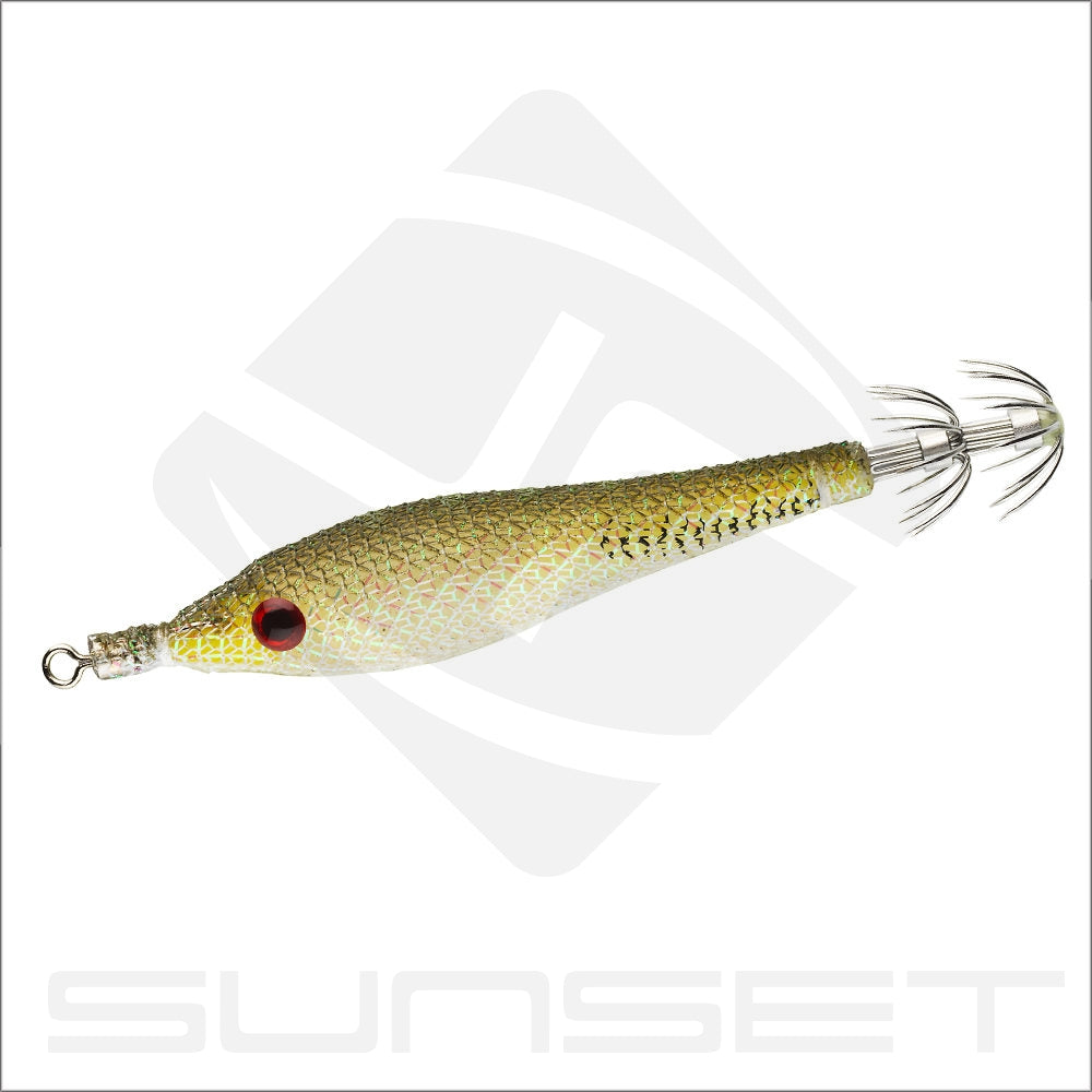 LEURRE SUNSET SUNSQUID OPPAÏ TS 5.5cm ET 6.5cm COLORIS SC-NA/ SG-AW/ SG-BL/ FI-OR - Pêcheur Maroc