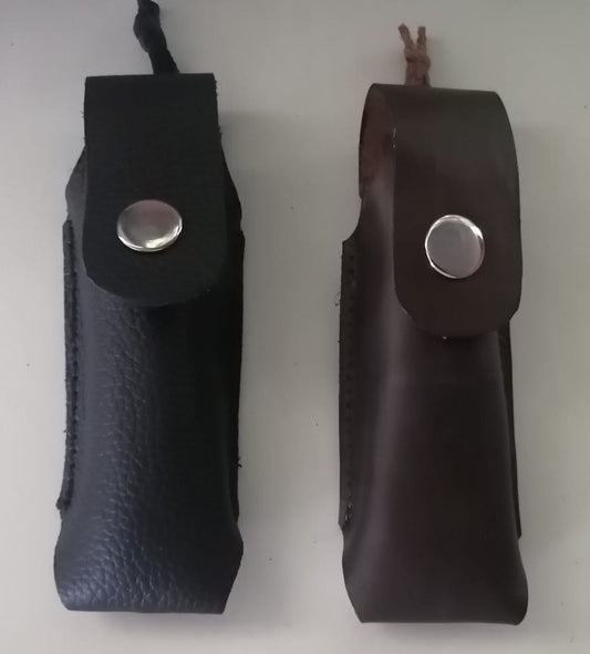 ETUI EN CUIR fabriqué au Maroc pouvant recevoir OPINEL N°08, N°09 et EFFILE N°10