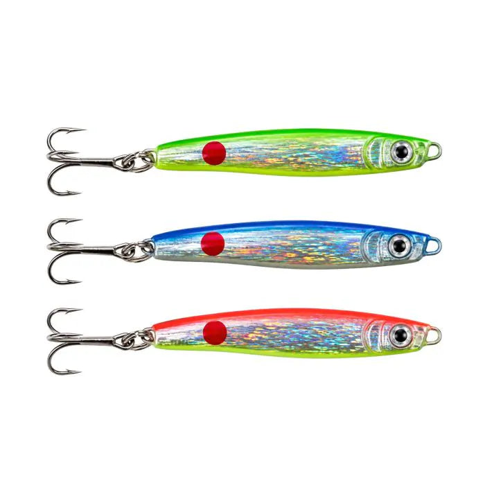 LEURRE ABU COAST LURES 25g  TROIS COLORIS PAR PAQUET