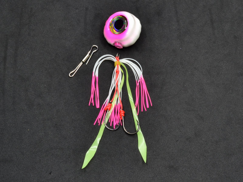 NAUTILUS JIG JLC 200gr COLORIS: PINK (RS), BLACK (NG) - Pêcheur Maroc