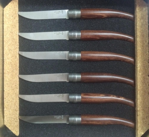 *Couteaux de table manche en résine Opinel par 6, Opinel, Pêcheur Maroc
