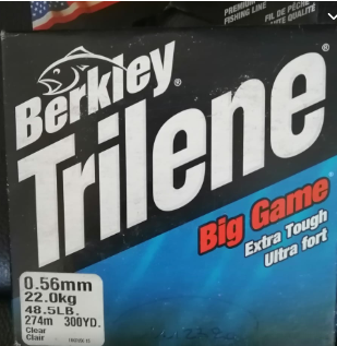 FIL BERKLEY TRILENE Big Game 48%(16.2kg) 300ml et 56%(22.00kg) 27ml, Berkley, Pêcheur Maroc