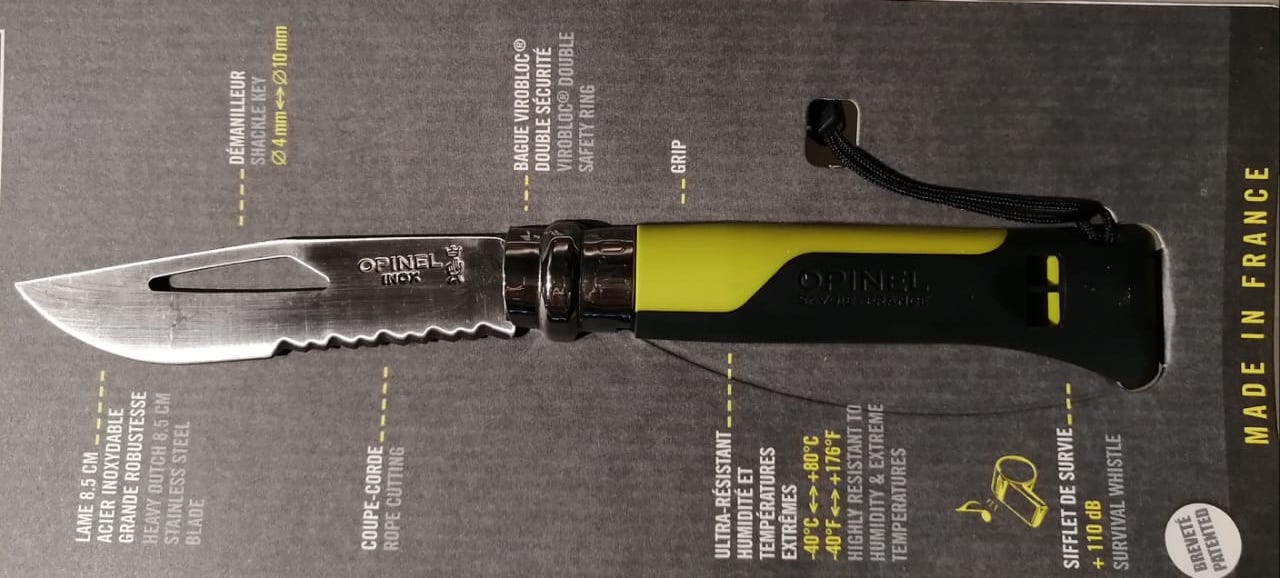 N°08 Inox Outdoor Couteau Opinel, Opinel, Pêcheur Maroc