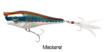 LEURRE ABU ROCKET POPPER 9g - SPINNING 70mm Floating Coloris PERCH/ MACKEREL/ SHORE MONNOW/ TIGER/ BLUE-M/ SILVER-CHROME/ RH, Abu, Pêcheur Maroc